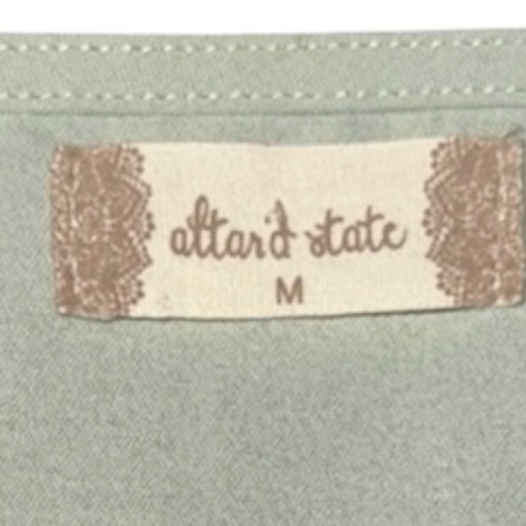 Altar'd State Cream Puff Sleeve Crop Blouse - Picture 4 of 5